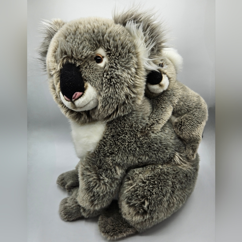 Magnussen Home Plush Koala Bear Baby Gray White Toy Collectible Stuffed Animals